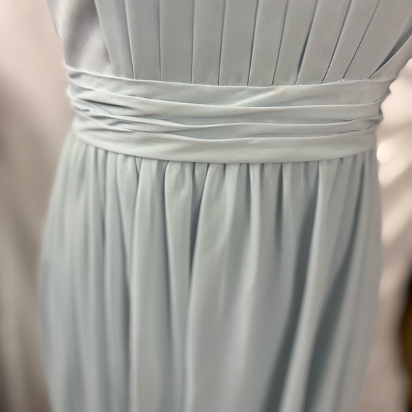 Azazie Sky Blue and Cream Fabric - Picture 13 of 16